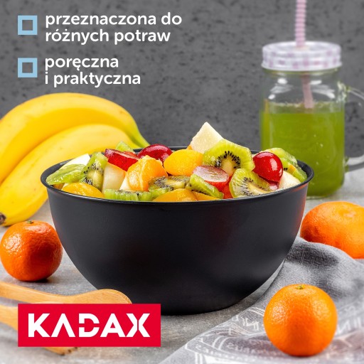 PLASTOVÁ KUCHYŇSKÁ MISKA NA ŠALÁT 3 L ANTRACIT