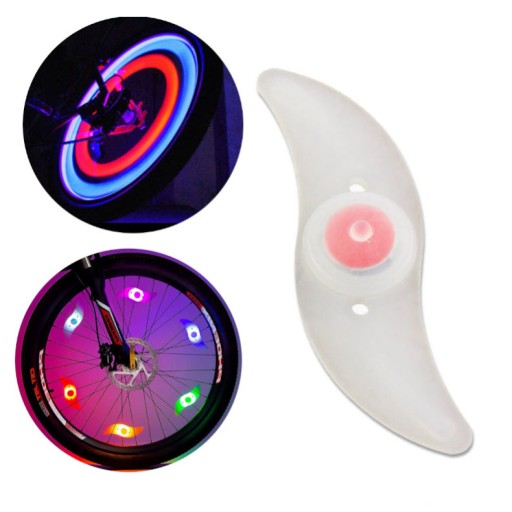 NEÓNOVÝ LED PREKRÝVOK NA BICYKEL NA FARBE LÚČOV KOLIES