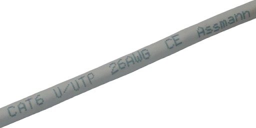 Cat.6 UTP patch kábel RJ45-RJ45 1:1 Cu AWG26 sivý 0,25m