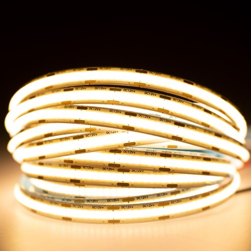 COB LED PÁS 12V 8W/m 1m 3000K Teplý Neon LINE 8mm HOMOGEN.