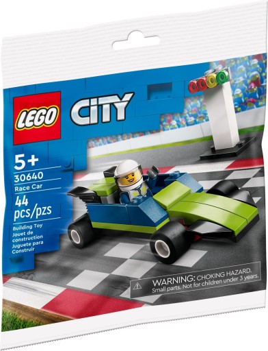 LEGO 30640 Kocky Závodné auto + taška DARČEK DO ŠKOLY PRE CHLAPCA