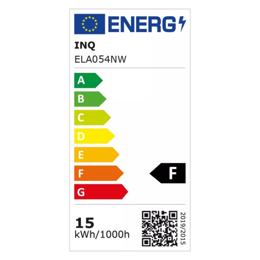 INQ E27 15W 1500lm 4000K A60 neutrálna LED žiarovka