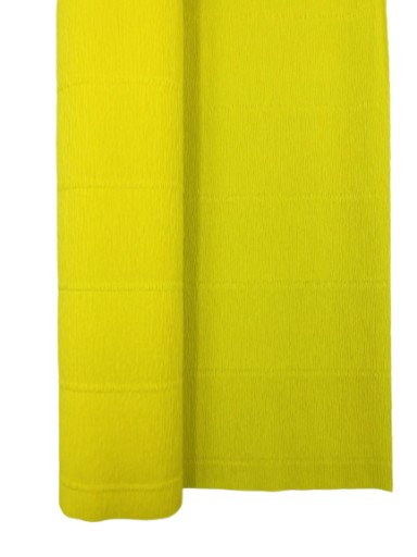 Taliansky krepový papier 575 citrónovo žltý
