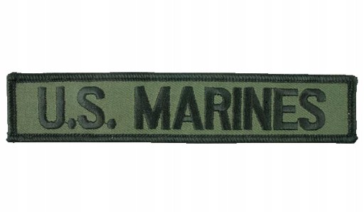 FOSTEX - Náplasť - U.S. MARINES (pruh) - Zelená