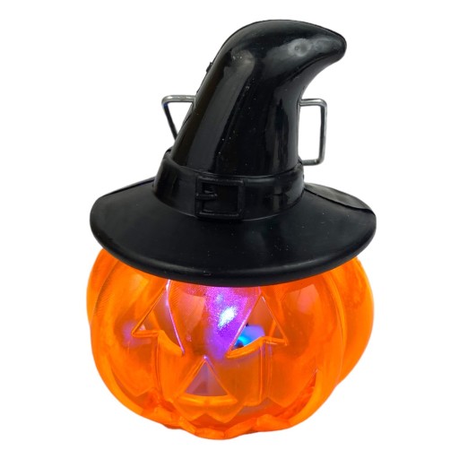 PUMPKIN lampa v LED klobúku Svietiaci HALLOWEEN