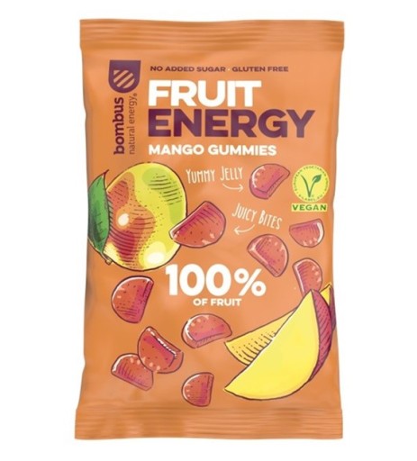 MANGO ovocné želé 100% OVOCIE, BEZLEPKU 35g BOMBUS
