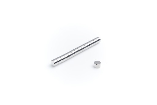 Neodymový cylindrický magnet MW 7x5 N38 10 ks