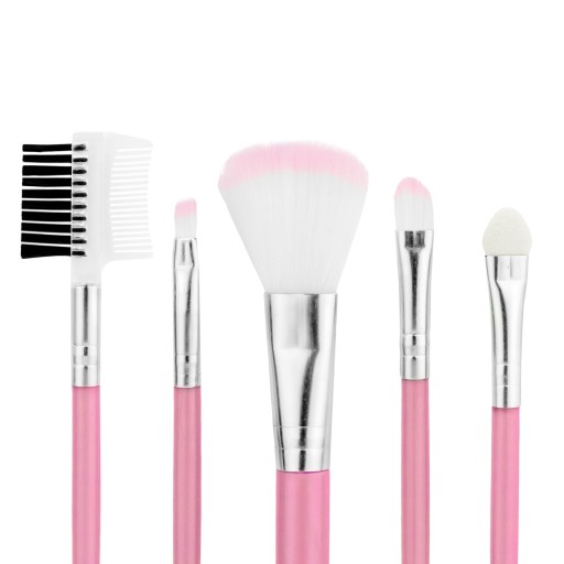 ŠTETCE ŠTETCE NA MAKEUP súprava 5 ELEMENTOV