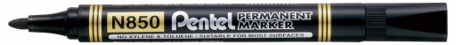Guľatý permanentný popisovač Pentel N850 BLACK