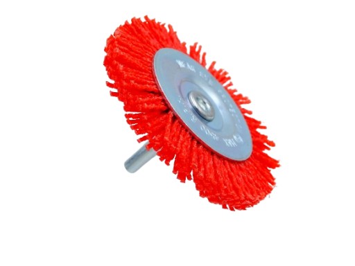 Nylonová KEFA, nylonový kotúč, stopka vrtáka, drevo, kov, 100 mm