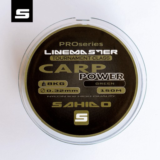 SAHIDO LINEMASTER CARP POWER RYBÁRSKY VLAS 0,32MM 150M ZELENÝ SILNÝ KAPR