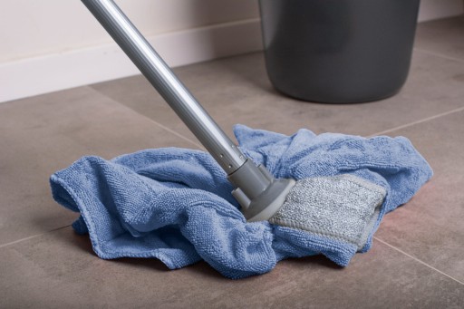 MOP hlava z mikrovlákna s prúžkom na čistenie baktérií