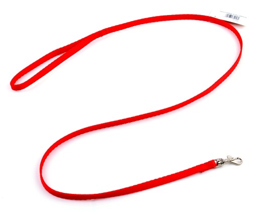 Silné TAPE vodítko pre psa 10mm 115cm ČERVENÉ