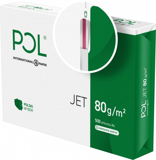 Ekologický kopírovací papier Poljet A4 80g/m2 500 listov