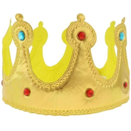 KRÁLOVSKÁ korunka mäkká KRÁLOVSKÁ zlatá KING OUTFIT