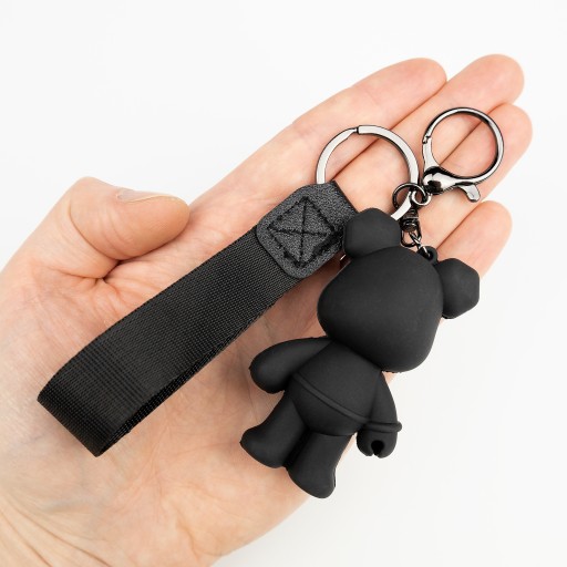 Prívesok na kľúče na batoh Teddy Bear Robot Android