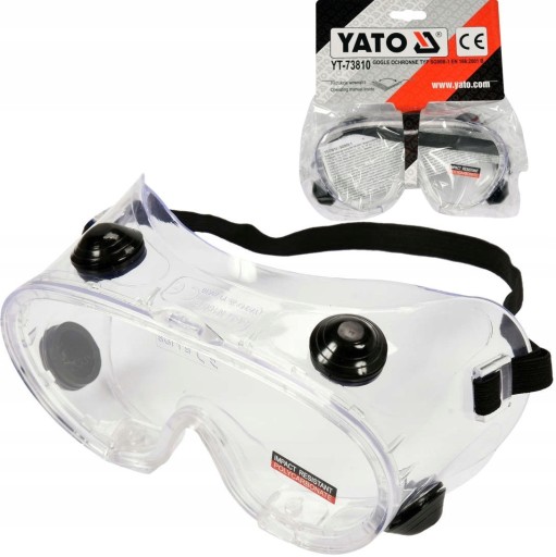 OCHRANNÉ OKULIARE YATO OKULIARE 4 VENTILAČNÉ VENTILY