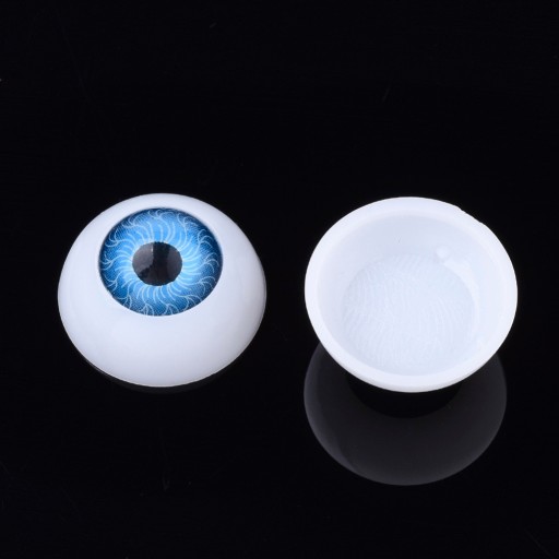 Oči pre hračky plastové 12x6mm 10 párov