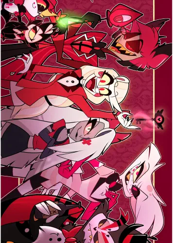 Anime Manga Hazbin Hotel Plagát HZH_030 A3