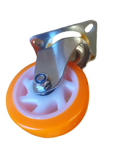 Otočné kolieska na PVC vozík 100mm, samonastavovacie