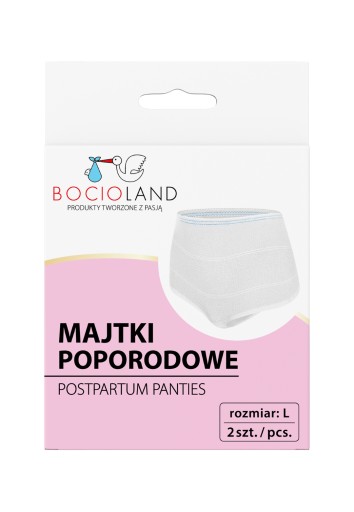 Bocioland Popôrodné sieťované nohavičky L 2 ks