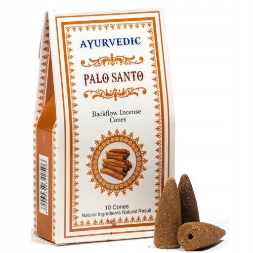 Ajurvédske vonné tyčinky so spätným tokom Palo Santo
