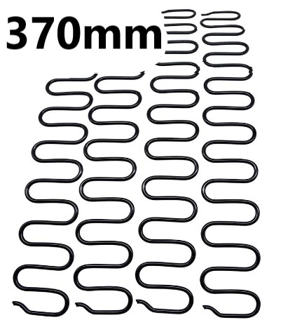 Vlnová pružina ZIG-ZAG A 370mm 1ks posteľ rozťahovací gauč rohová 37 cm