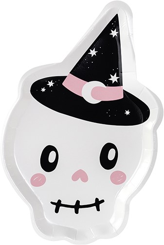 PAPIEROVÉ TANIERE SKULL WITCH halloween 6 ks