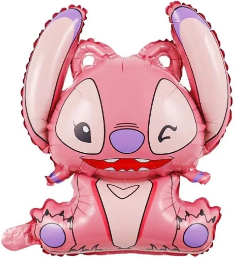 FÓLIOVÁ NARODENINOVÁ BALÓNOVÁ LILO A STITCH TYČ STICH ANJEL DARČEK 50cm