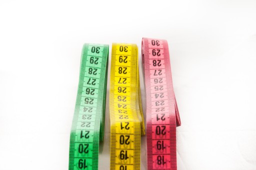 KRAJČÍRSKY METER CENTIMETER MIERY 150cm RÔZNE FARBY