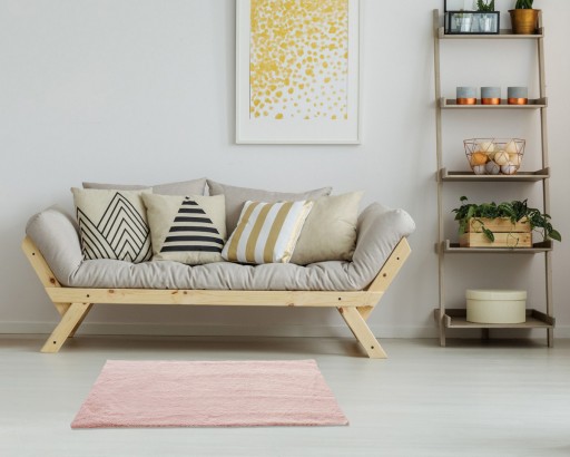 Kožušinový kúpeľňový koberec Mäkký dekoračný obyčajný králik 40x60