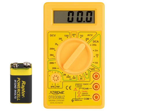 MULTIMETER DIGITÁLNY METER UNIVERZÁLNY TESTER PRÚDU
