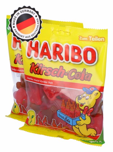 HARIBO Cherry Cola Vege ovocné želé 175g DE