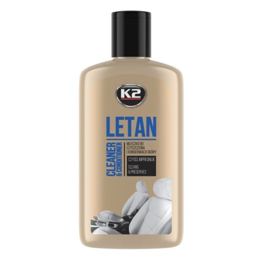 K2 LETAN 250 ML MLIEKO NA KOŽENÚ ČALÚNNU