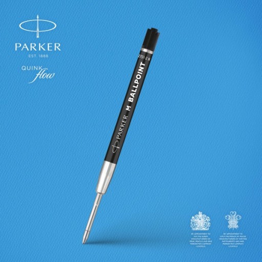 PARKER ORIGINÁLNA NÁPLŇ BALLPOINT EKONOMICKÁ ČIERNA 2 KS