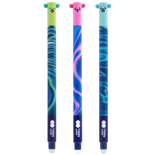 Vymazateľné perá Happy Color 3 ks Magic Sky USZAKI