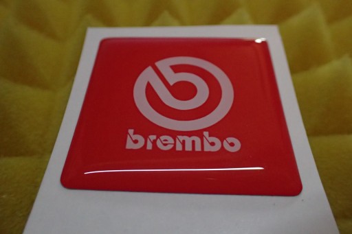 NÁLEPKA BREMBO 3D NÁLEPKA 3,8 x 3,8 cm