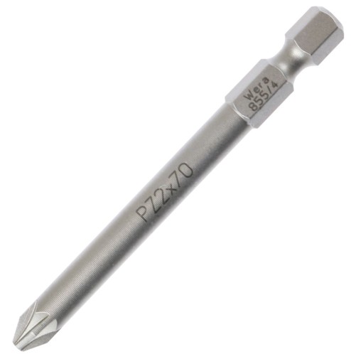 BIT 855/4 END PZ2 x 70mm 1/4'' WERA 060033