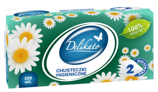 DELIKATO dvojvrstvové utierky 200 ks