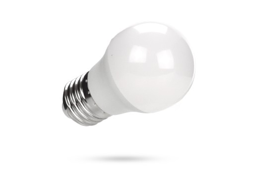 JASNÁ LED ŽIAROVKA E27 6W 480lm 3000K GUĽOVÁ HRUBÝ ZÁVIT TEPLÁ BIELA FARBA
