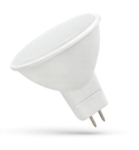 LED žiarovka do svetlometov MR16 závit 8W=60W 12V studená silná pre držiaky lámp