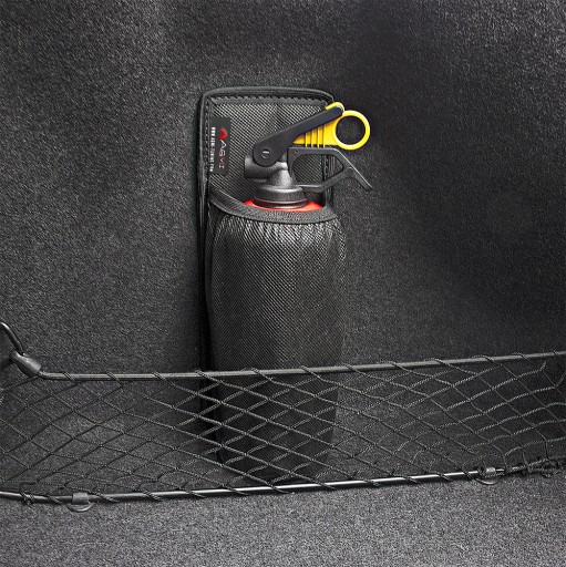 DRŽIAK HASIACEHO PRÍSTROJA DO AUTOMOBILU NA KUFOR S TAŠKOU KRYTU NA VELCRO