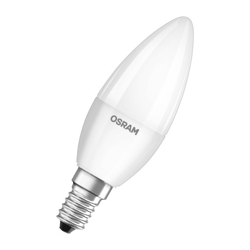 LED SVIEČKOVÁ žiarovka E14 B35 4,9W 40W 2700K OSRAM