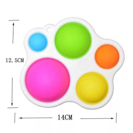 JEDNODUCHÁ HRAČKA DIMPLE POP IT FIDGET SENSORY