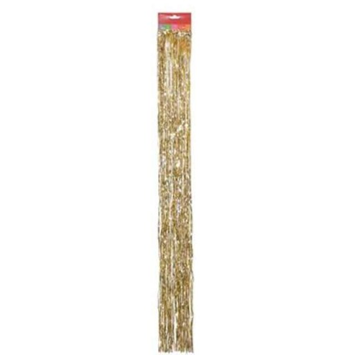ZLATÝ LAMETER NA VIANOČNÝ STROMČEK, ANJELSKÉ VLASY, 100 cm