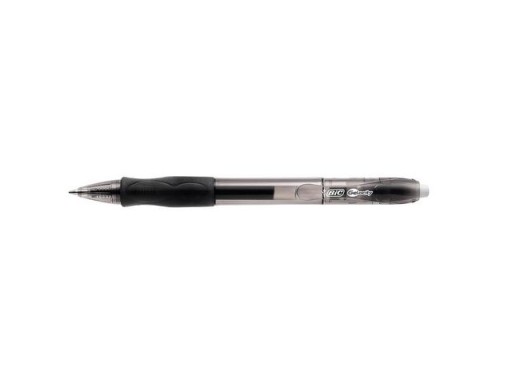 BIC GEL-OCITY čierne automatické gélové pero, 0,7 mm