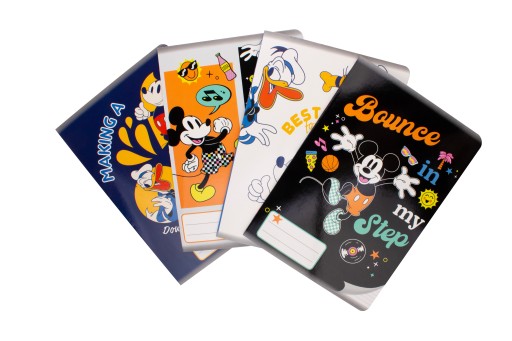 Trojriadkový zápisník A5 Mickey Mouse