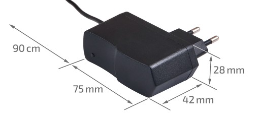 ZÁSUVNÝ ZDROJ 12V 12W 1A PRE LED PÁSY