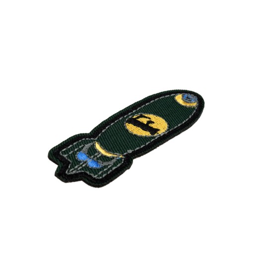 IRON-ON Thermo Patch Rocket Rocket
