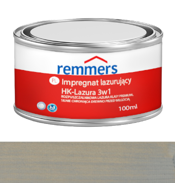 Remmers Hk-lasur Vzorka 100ml Aqua šedá